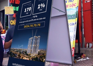 standee giá xưởng