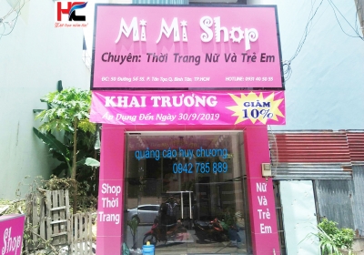  THI CÔNG BẢNG HIỆU QUẢNG CÁO ĐẸP GIÁ RẺ QUẬN 1