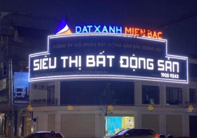 Bảng Hiệu Công Ty Bất Động Sản Đẹp, Chuyên Nghiệp, Thu Hút Khách Hàng 