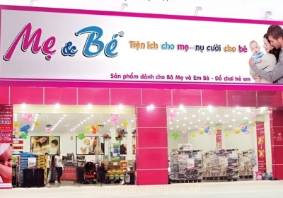 Thiết Kế, Thi Công Bảng Hiệu Shop Mẹ Và Bé Đẹp, Chuyên Nghiệp Tại TP.HCM