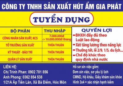 IN BẠT TUYỂN DỤNG LẤY LIỀN