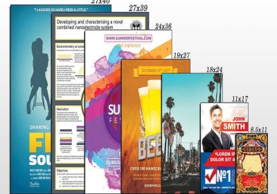 Thông số kích thước poster chuẩn cho thiết kế, in ấn