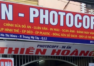 Mẫu Biển Quảng Cáo Photocopy Ấn Tượng: Hướng dẫn chọn chất liệu & ý tưởng thiết kế