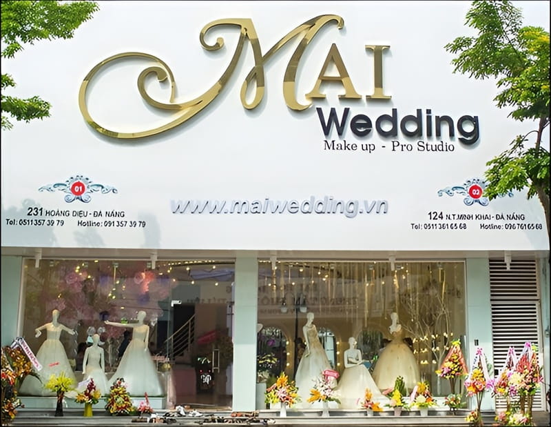 Bảng hiệu áo cưới