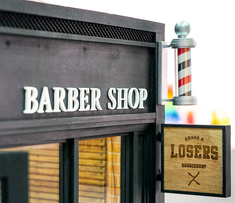 bảng hiệu barber shop