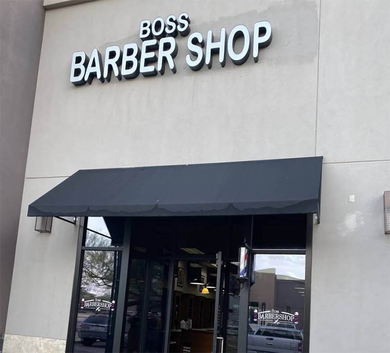 bảng hiệu barber shop