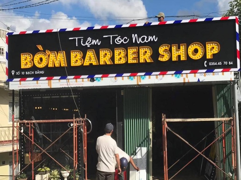 bảng hiệu barber shop