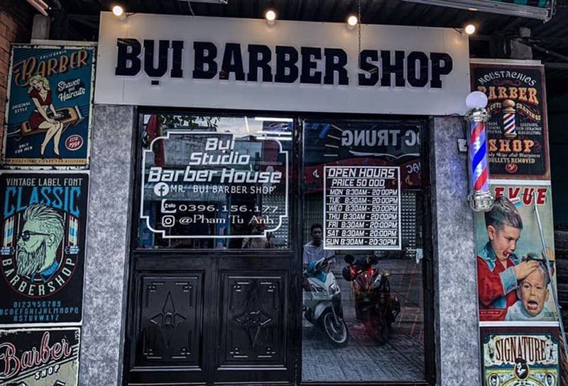 bảng hiệu barber shop