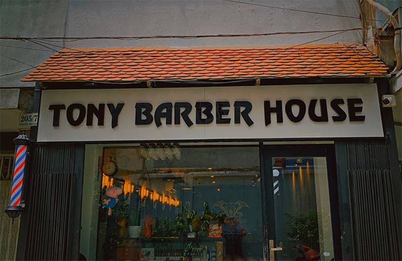 bảng hiệu barber shop