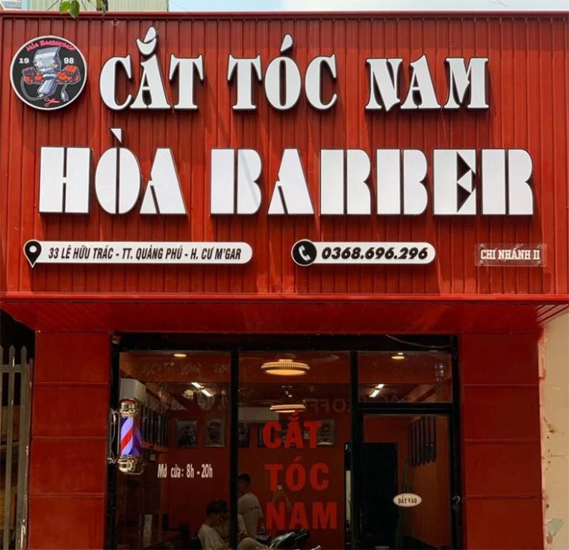 bảng hiệu barber shop