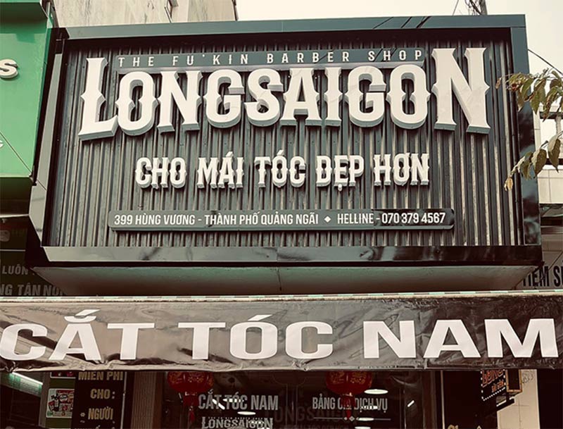bảng hiệu barber shop