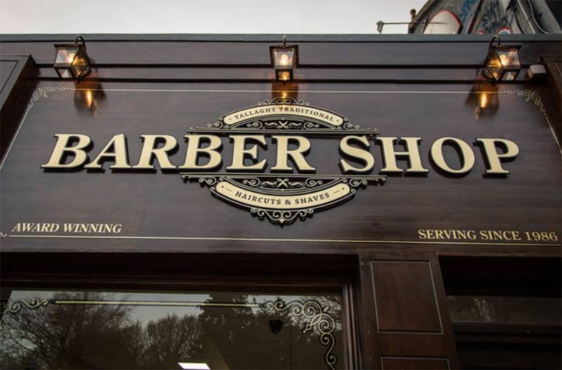 bảng hiệu barber shop