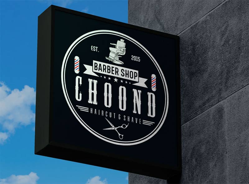 bảng hiệu barber shop