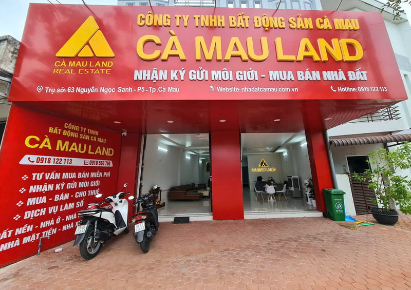bảng hiệu công ty bất động sản
