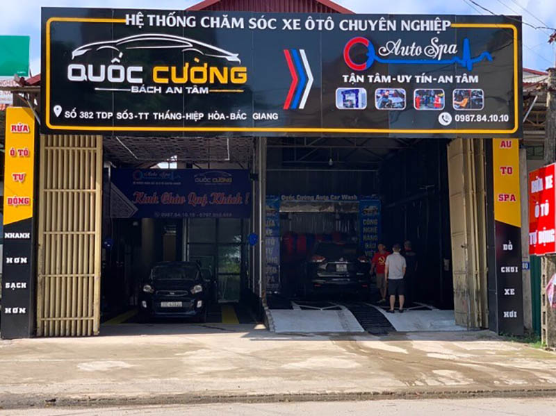 bảng hiệu gara ô tô