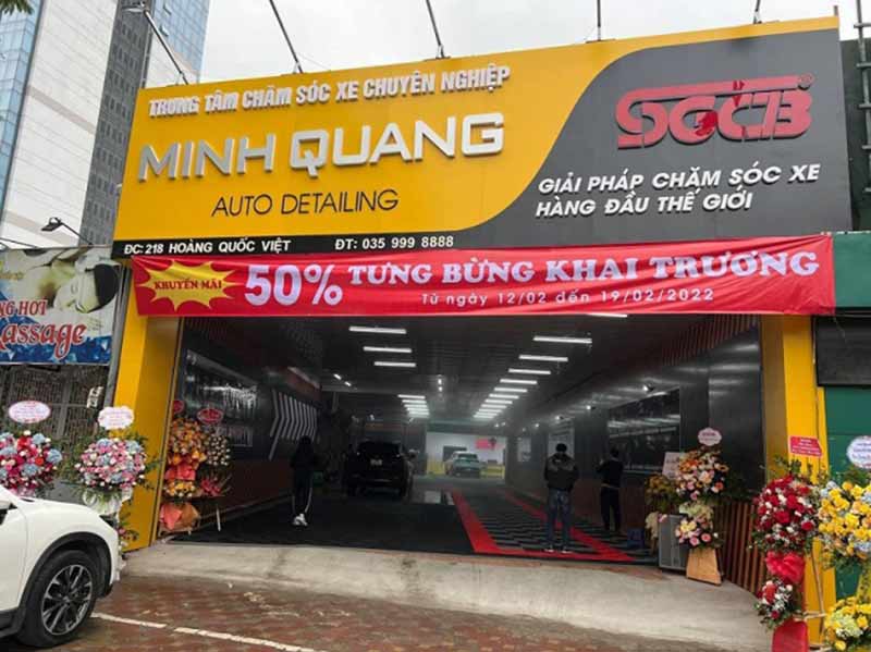 bảng hiệu gara ô tô