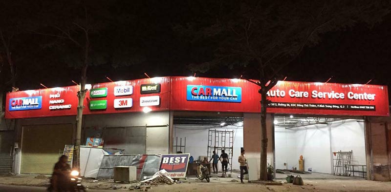 bảng hiệu gara ô tô