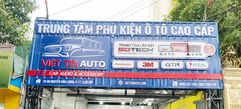 bảng hiệu gara ô tô