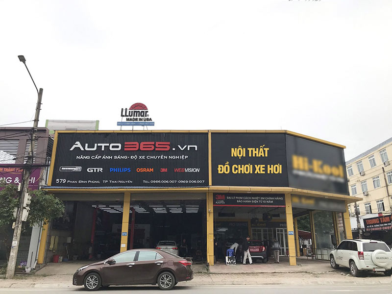 bảng hiệu gara ô tô