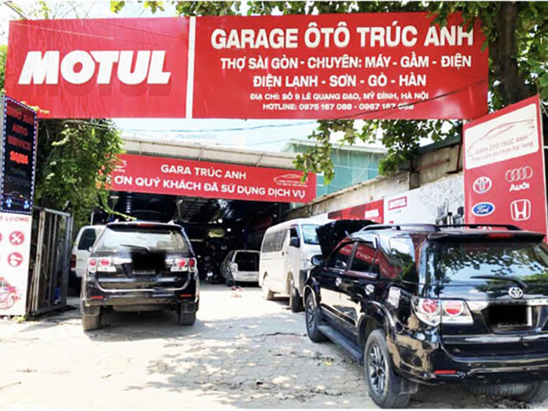 bảng hiệu gara ô tô