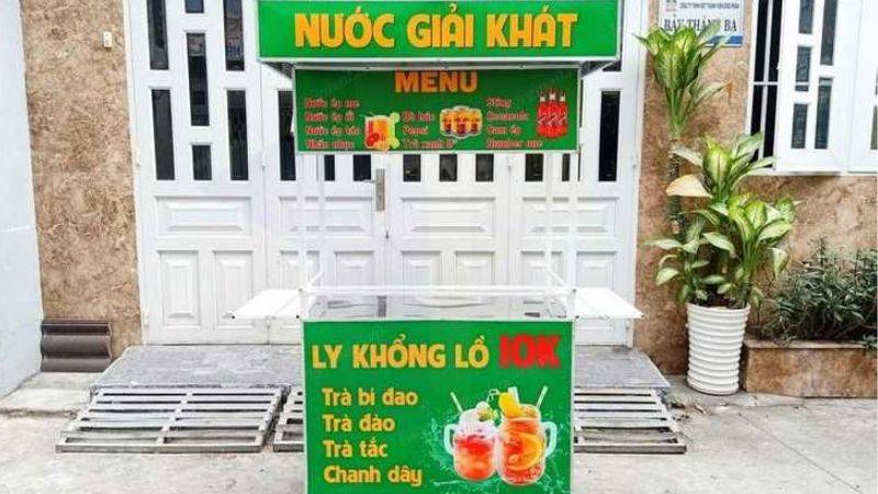 bảng hiệu nước giải khát