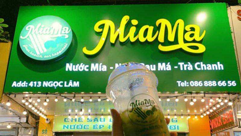 bảng hiệu nước mía đẹp