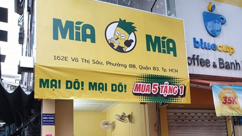 bảng hiệu nước mía đẹp