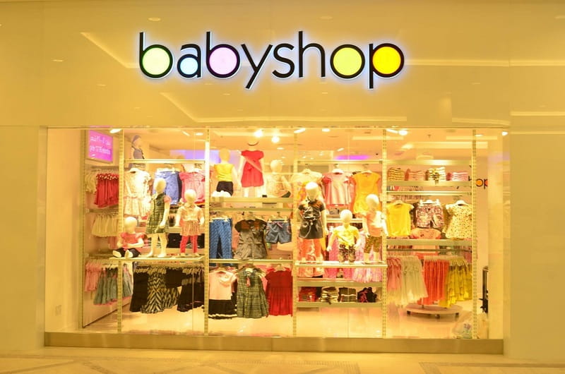 Bảng hiệu quần áo trẻ em