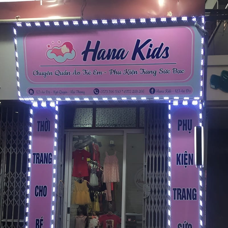 Bảng hiệu shop mẹ và bé