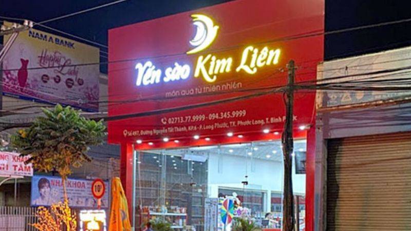 bảng hiệu yến xào