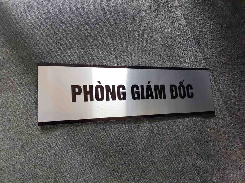 Bảng tên phòng ban