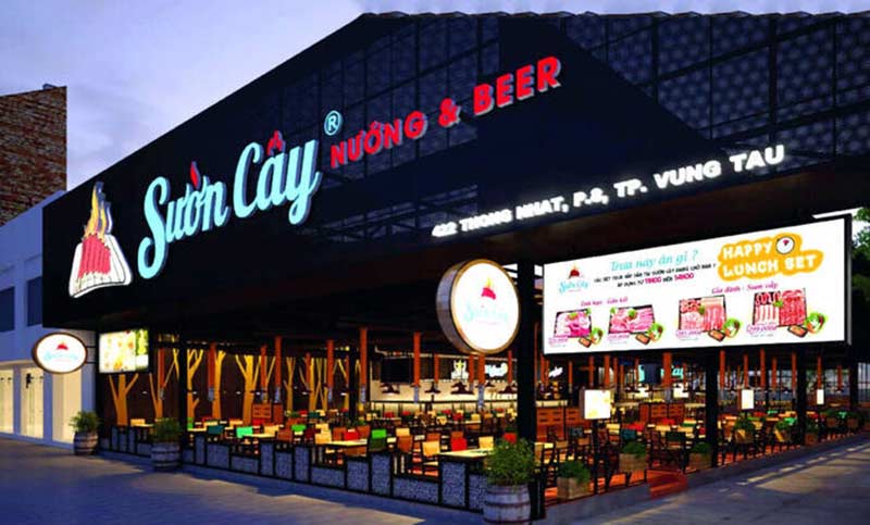 biển hiệu nhà hàng
