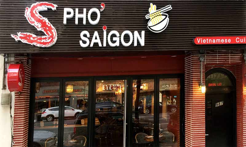 biển hiệu nhà hàng