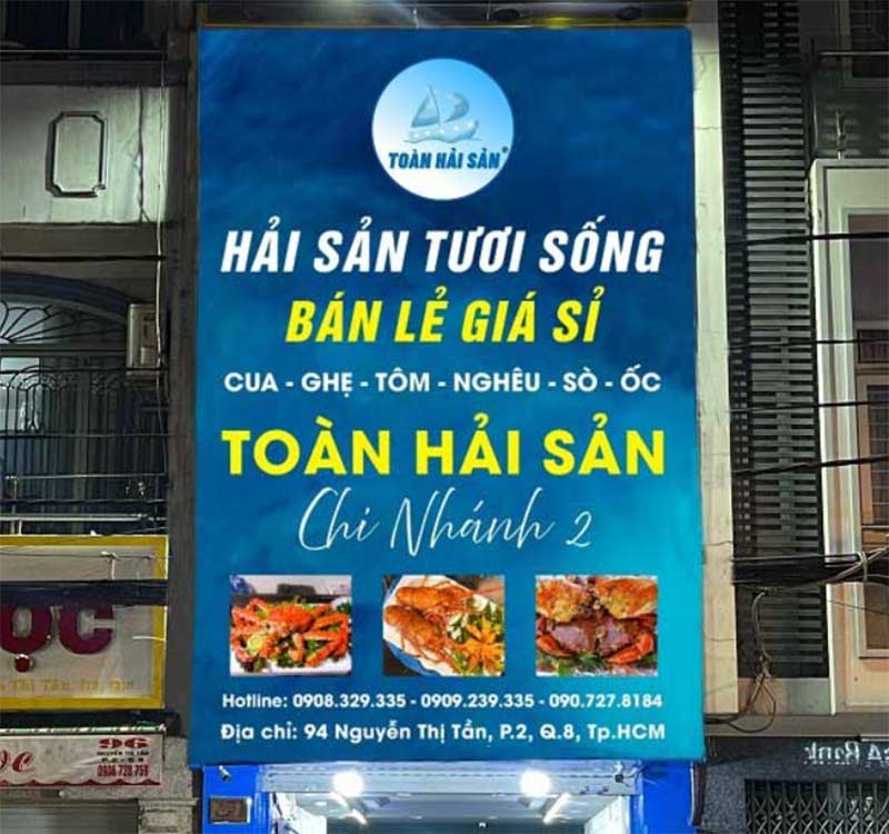 biển hiệu nhà hàng