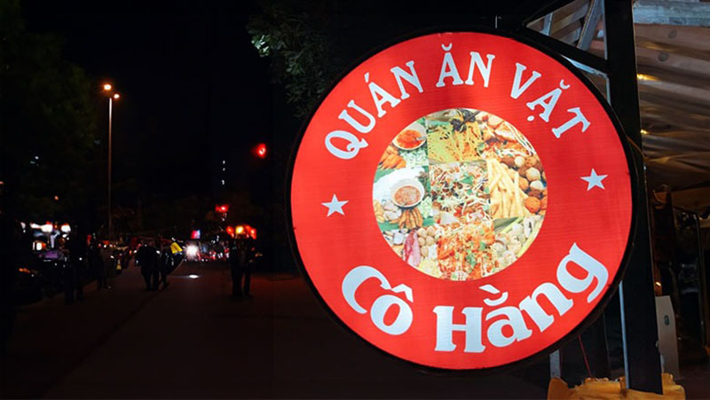 biển hiệu quán ăn
