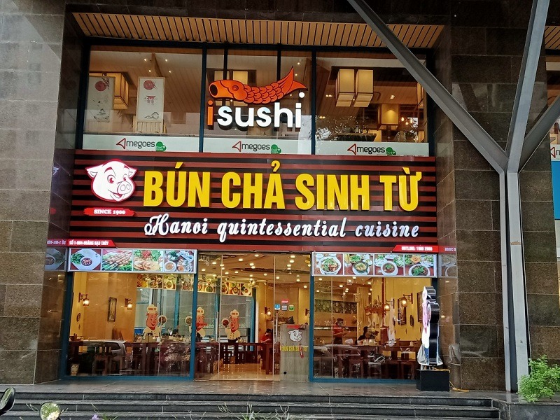 biển hiệu quán ăn