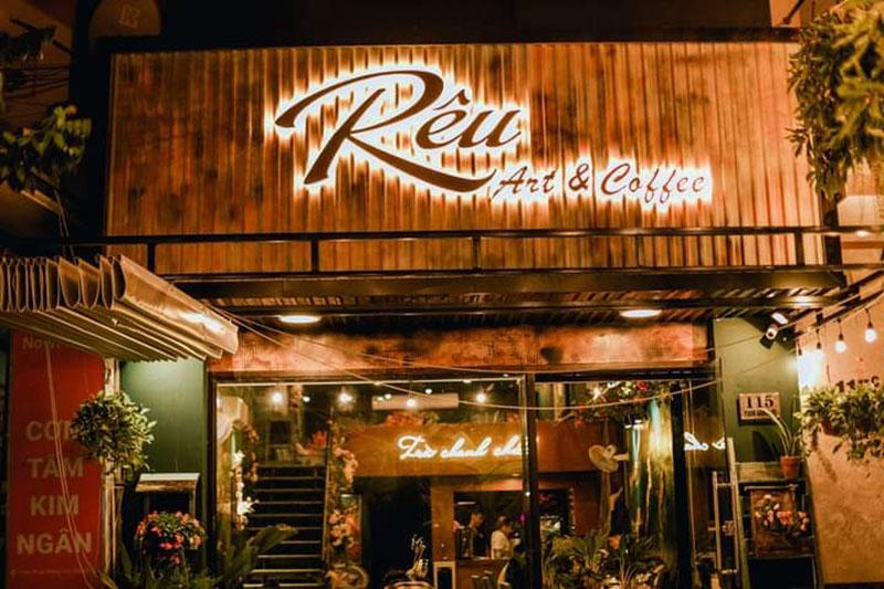 biển hiệu quán cafe