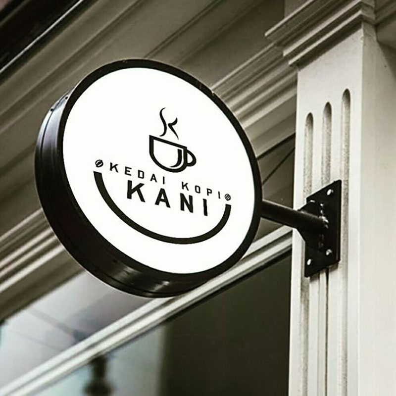 biển hiệu quán cafe