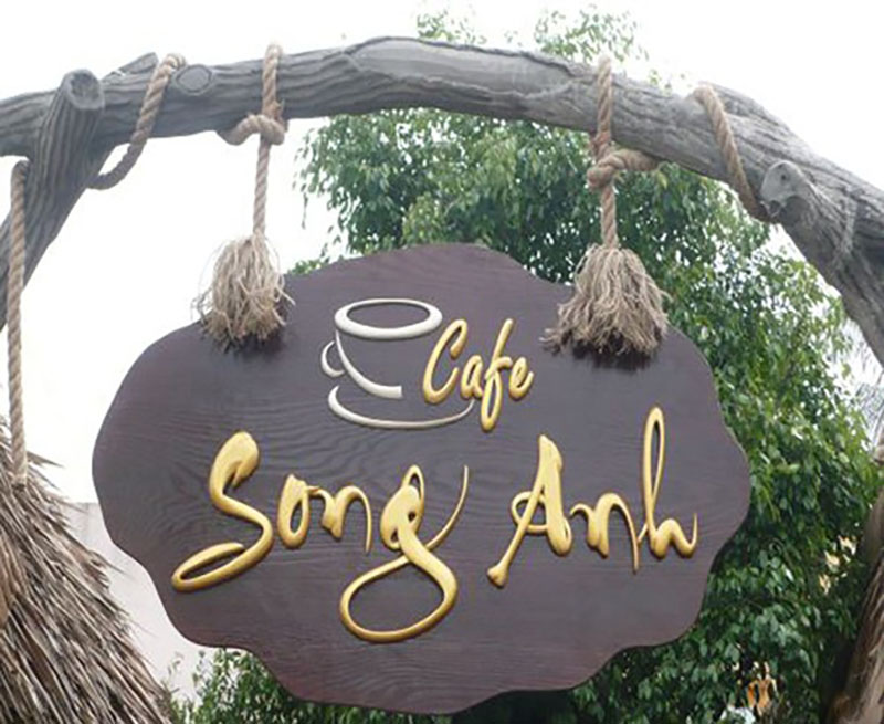 biển hiệu quán cafe