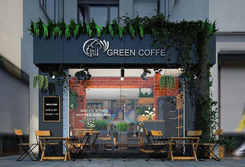 biển hiệu quán cafe