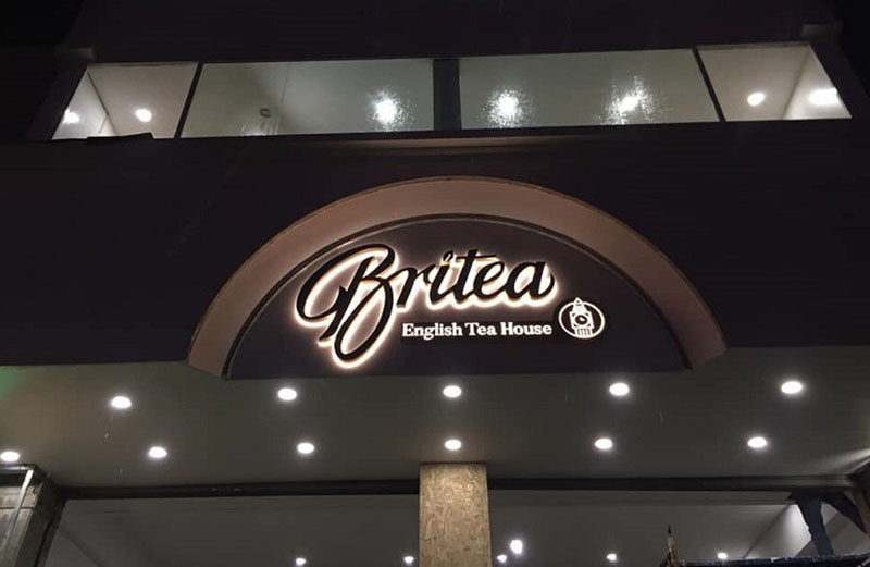 biển hiệu quán cafe