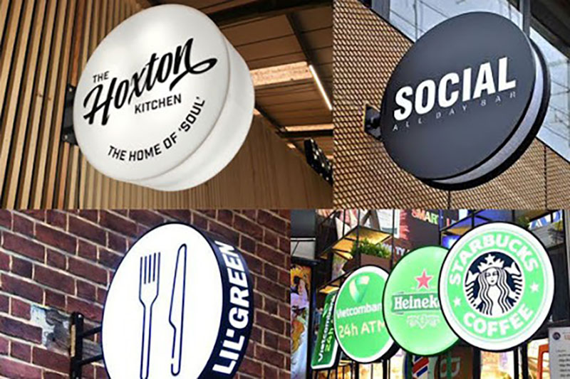 biển hiệu quán cafe