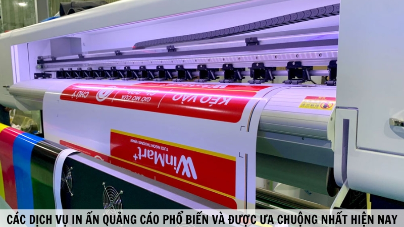 Các dịch vụ in ấn quảng cáo gần đây