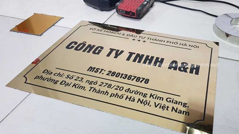 kích thước biển hiệu theo phong thủy