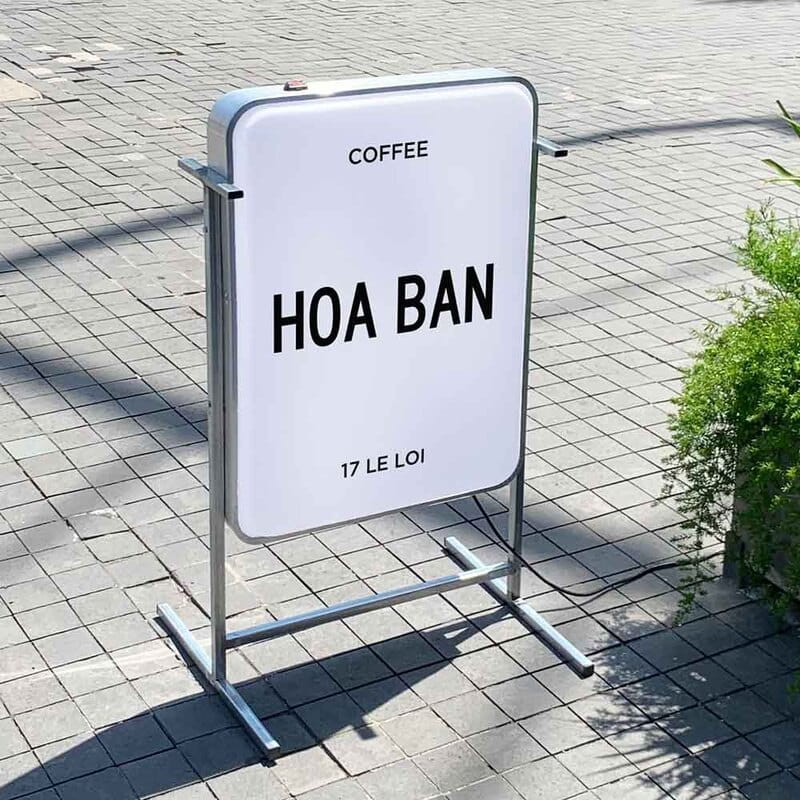 Kích thước biển vẫy chữ nhật