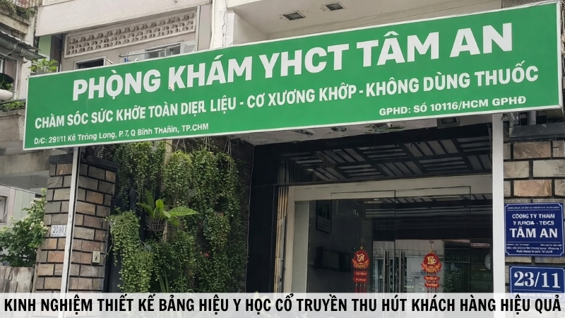 bảng hiệu y học cổ truyền
