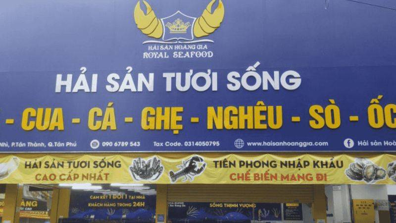 mẫu biển quảng cáo hải sản đẹp