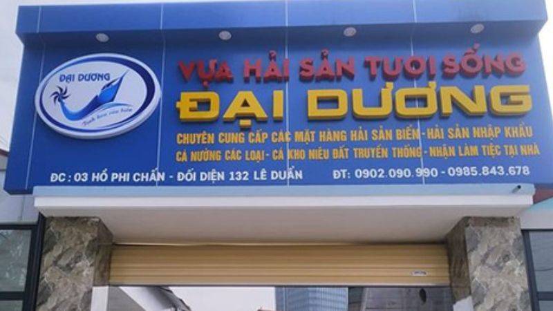 mẫu biển quảng cáo hải sản đẹp