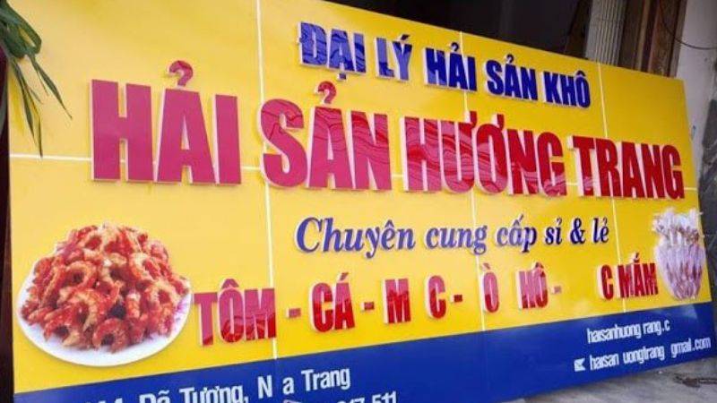 mẫu biển quảng cáo hải sản đẹp