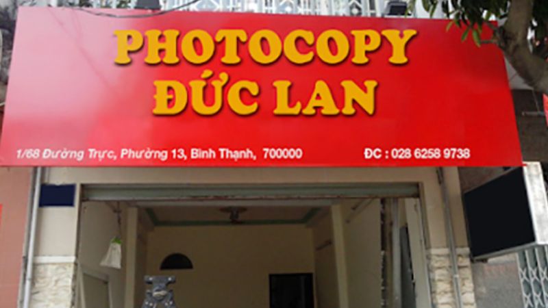 mẫu biển quảng cáo photocopy
